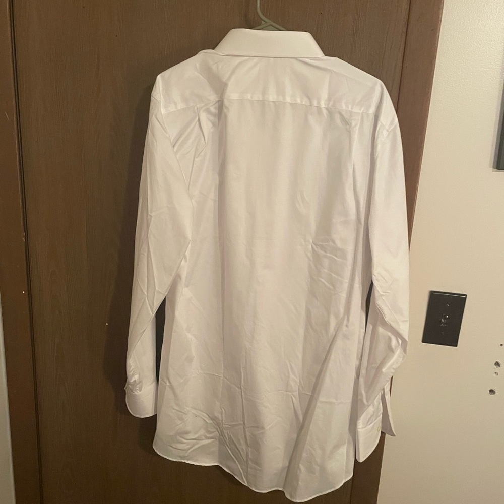 Ledbury dress shirt. White. Size 16.5.